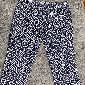 Navy Capri work pants